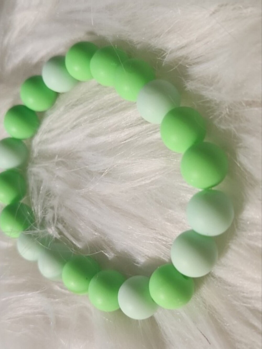 Handcrafted Beaded Bracelet - Green